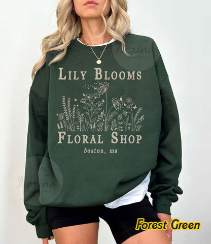 Lily Bloom's Floral Shop Shirt, It Ends With Us Shirt, Colleen Hoover Sweatshirt, Lily Bloom, Booktok, It Starts With Us, Bookish gift for her