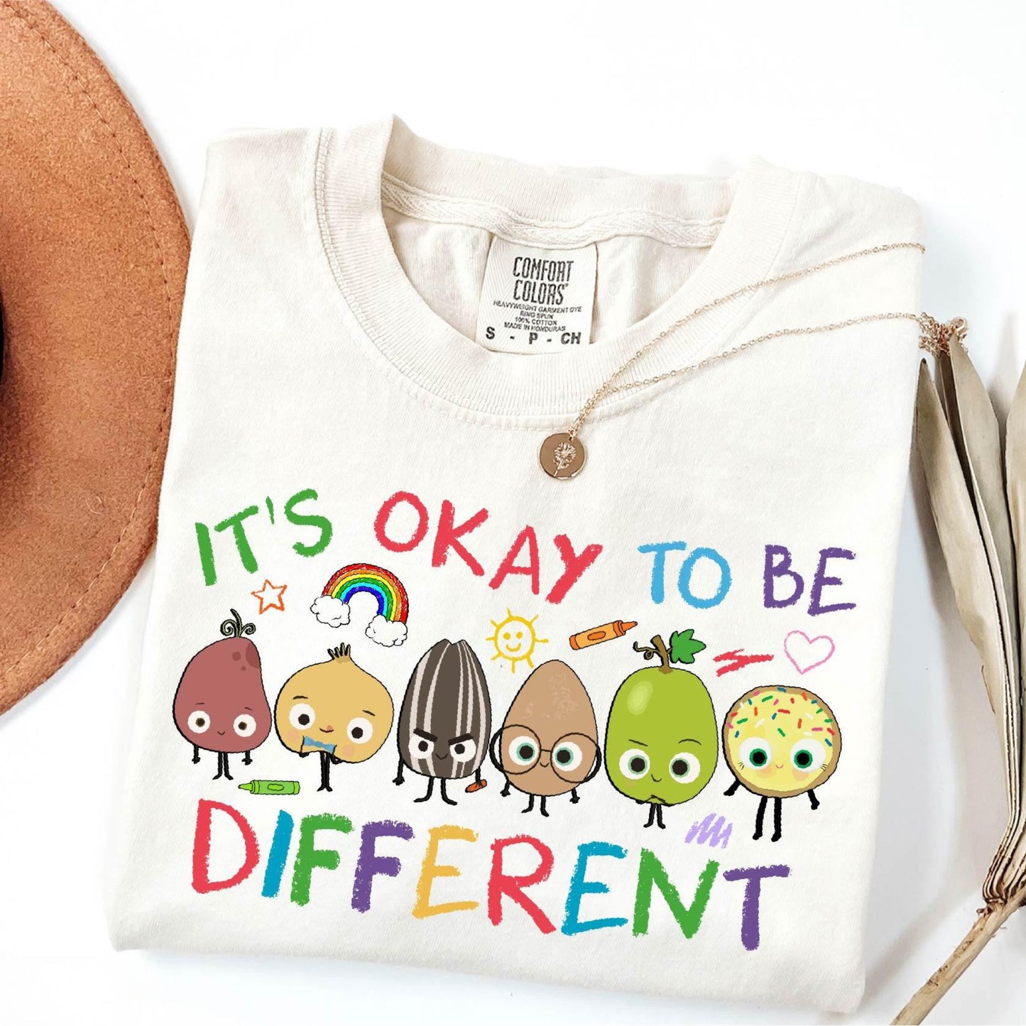 It's Okay To Be Different Shirt, Autism Awareness Tee, Teacher Autism Sweater, The Good Egg Sweatshirt, Positive Comfort Colors T-Shirt