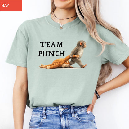 Team Punch Comfort Colors® T-Shirt, Baby Monkey Punch Shirt