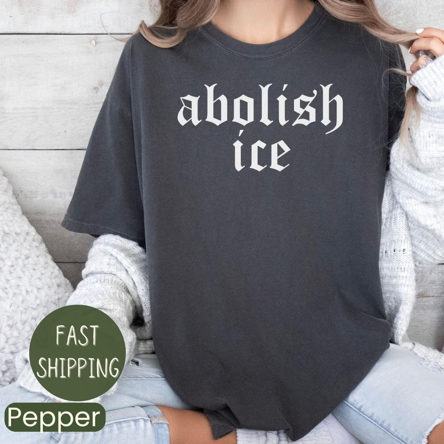 Abolish ICE Shirt, Pro Immigrant Shirt, Social Justice Shirt, Immigration Shirt, Activist Protest Shirt, No Human is Illegal
