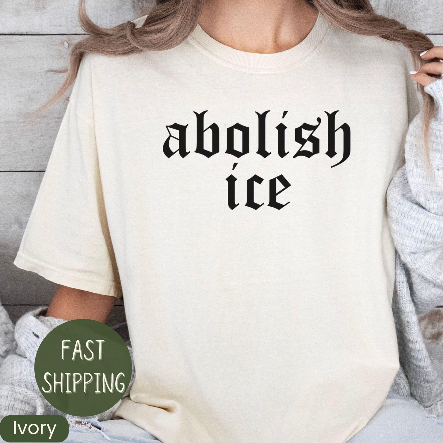 Abolish ICE Shirt, Pro Immigrant Shirt, Social Justice Shirt, Immigration Shirt, Activist Protest Shirt, No Human is Illegal