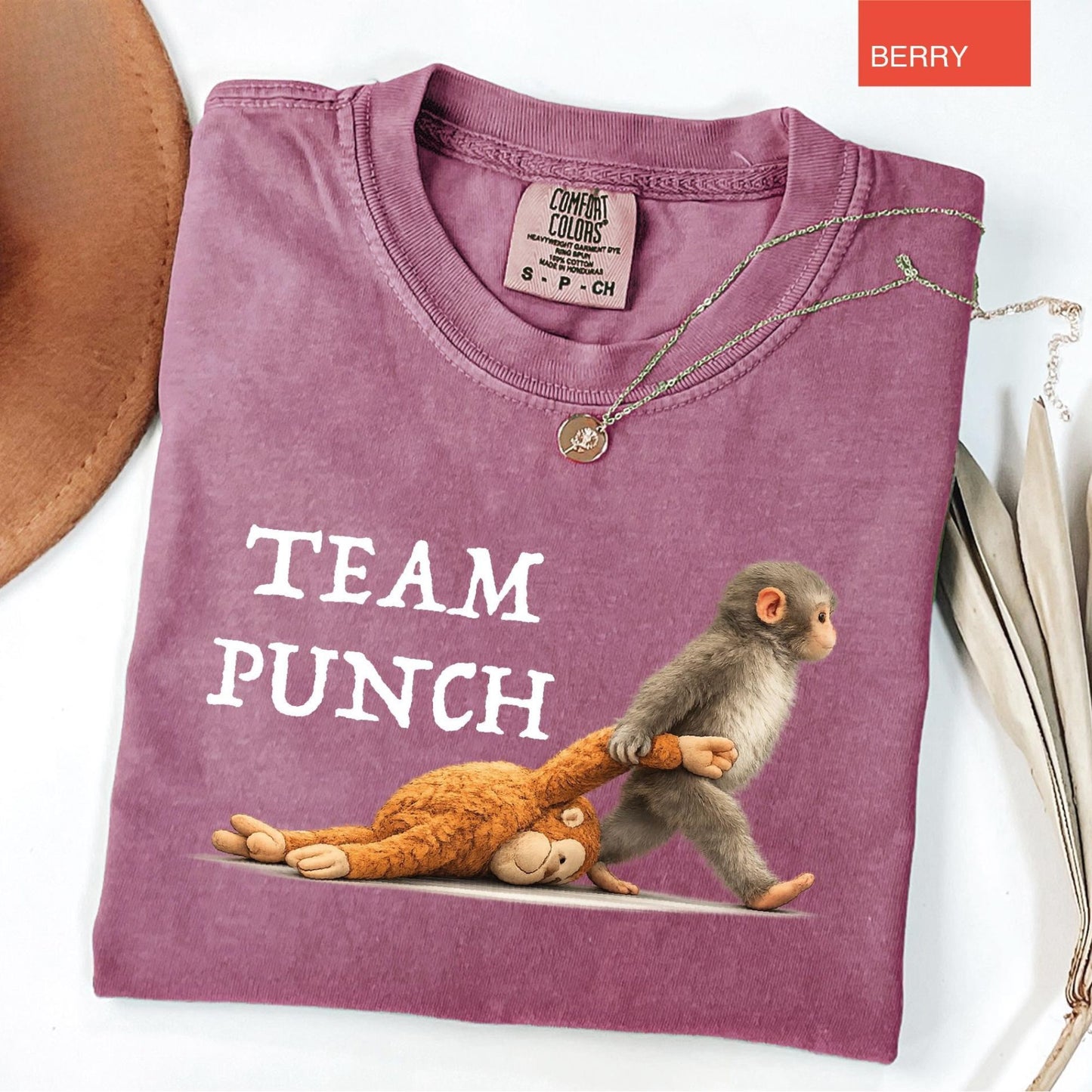 Team Punch Comfort Colors® T-Shirt, Baby Monkey Punch Shirt