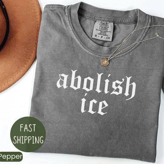 Abolish ICE Shirt, Pro Immigrant Shirt, Social Justice Shirt, Immigration Shirt, Activist Protest Shirt, No Human is Illegal
