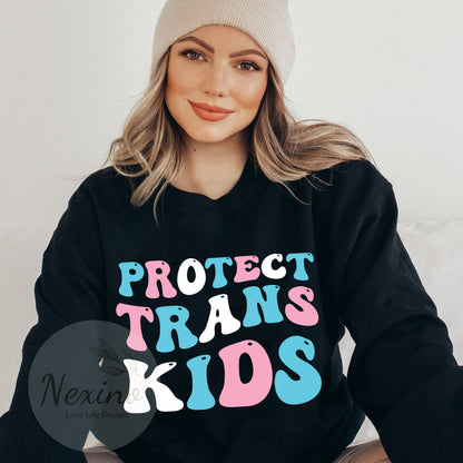 Protect Trans Kids Sweatshirt, Trans Rights Shirt, LGBTQ Pride Shirt, Gender Equality Sweatshirt, Trans Support T-Shirt, Gifts for Pride Month