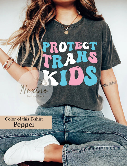 Protect Trans Kids Sweatshirt, Trans Rights Shirt, LGBTQ Pride Shirt, Gender Equality Sweatshirt, Trans Support T-Shirt, Gifts for Pride Month