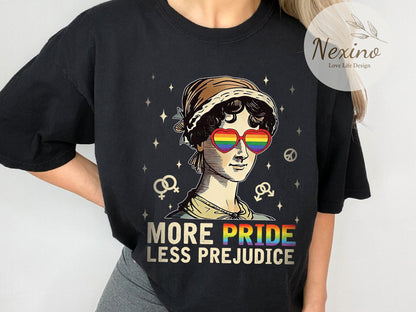 More Pride Less Prejudice Shirt, Proud Ally T-Shirt, Pride Shirt,Human Rights Shirt, Equality Shirt, LGBTQ Pride Present, Awareness Shirt