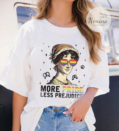More Pride Less Prejudice Shirt, Proud Ally T-Shirt, Pride Shirt,Human Rights Shirt, Equality Shirt, LGBTQ Pride Present, Awareness Shirt