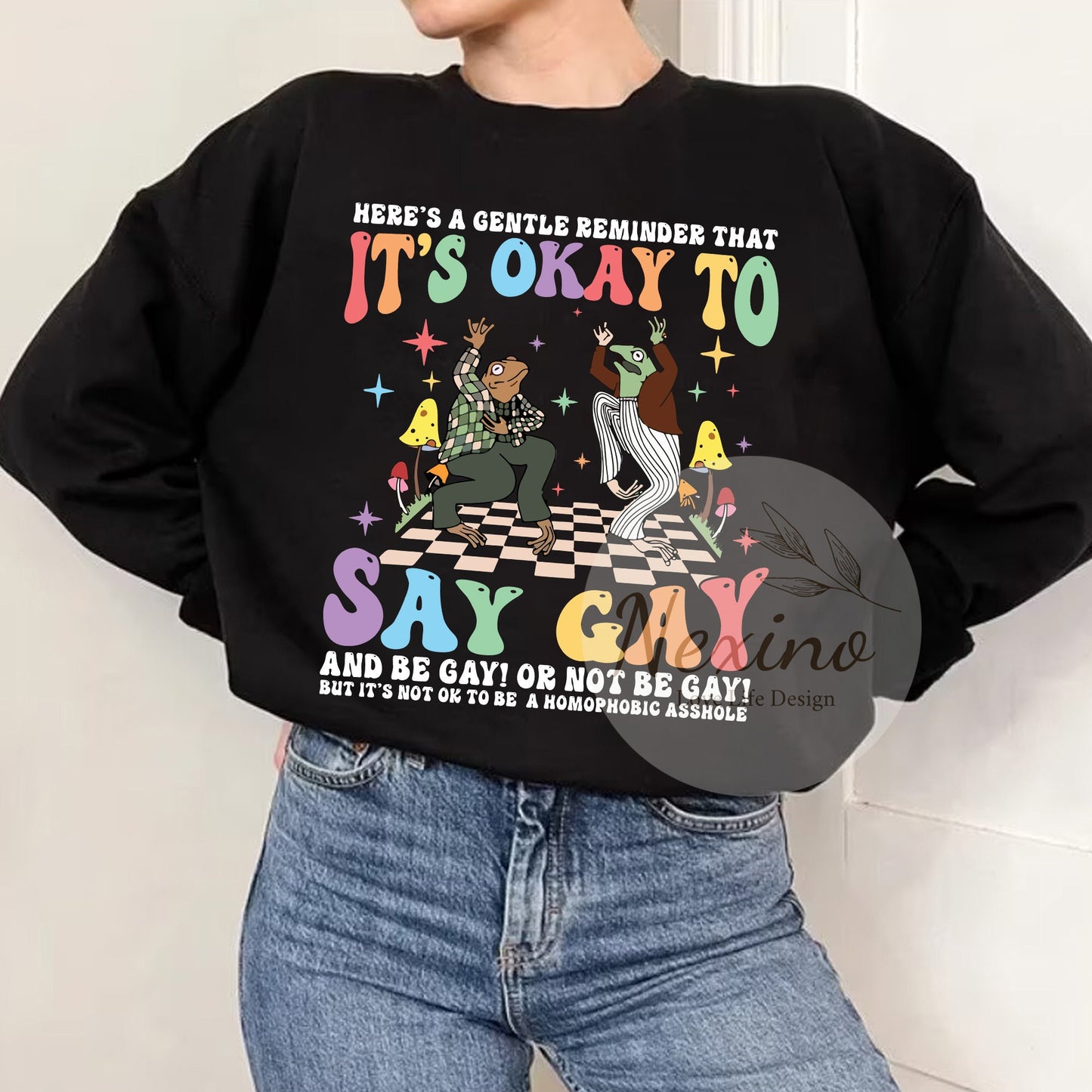 It’s Ok To Say Gay Comfort Colors Shirt, Gay Sweatshirt, Gay Rights Shirt, LGBTQ Shirt, Equality Shirt, Pride Month Gift, Funny LGBT Shirts