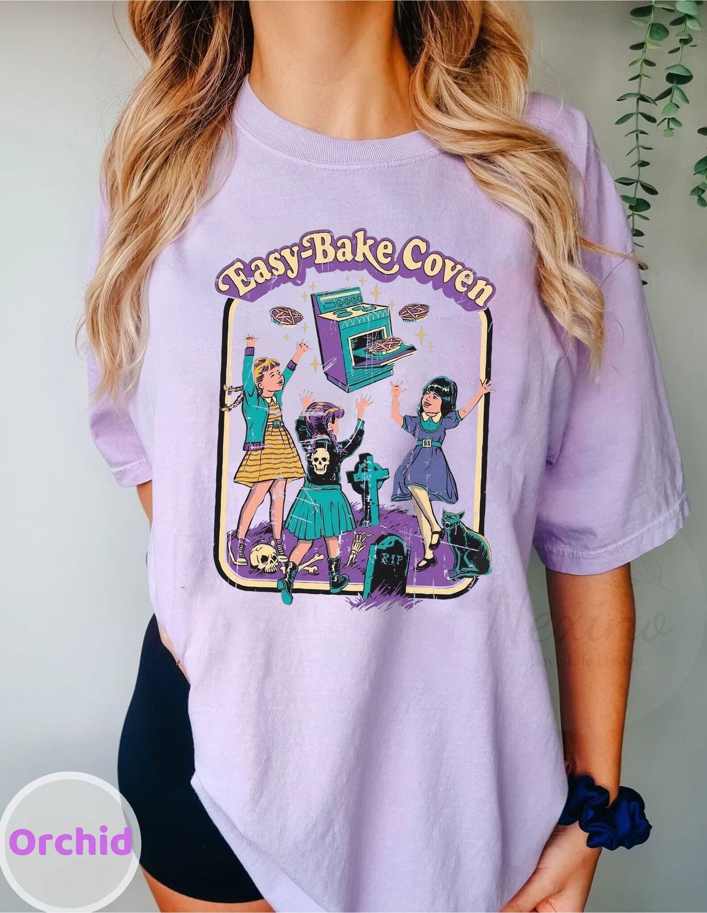 Vintage Easy Bake Coven 90s Horror Movie Fan, Vintage Retro Halloween Tshirt, Scary Halloween Crewneck, Witchy Vibes Hoodie, Spooky Season