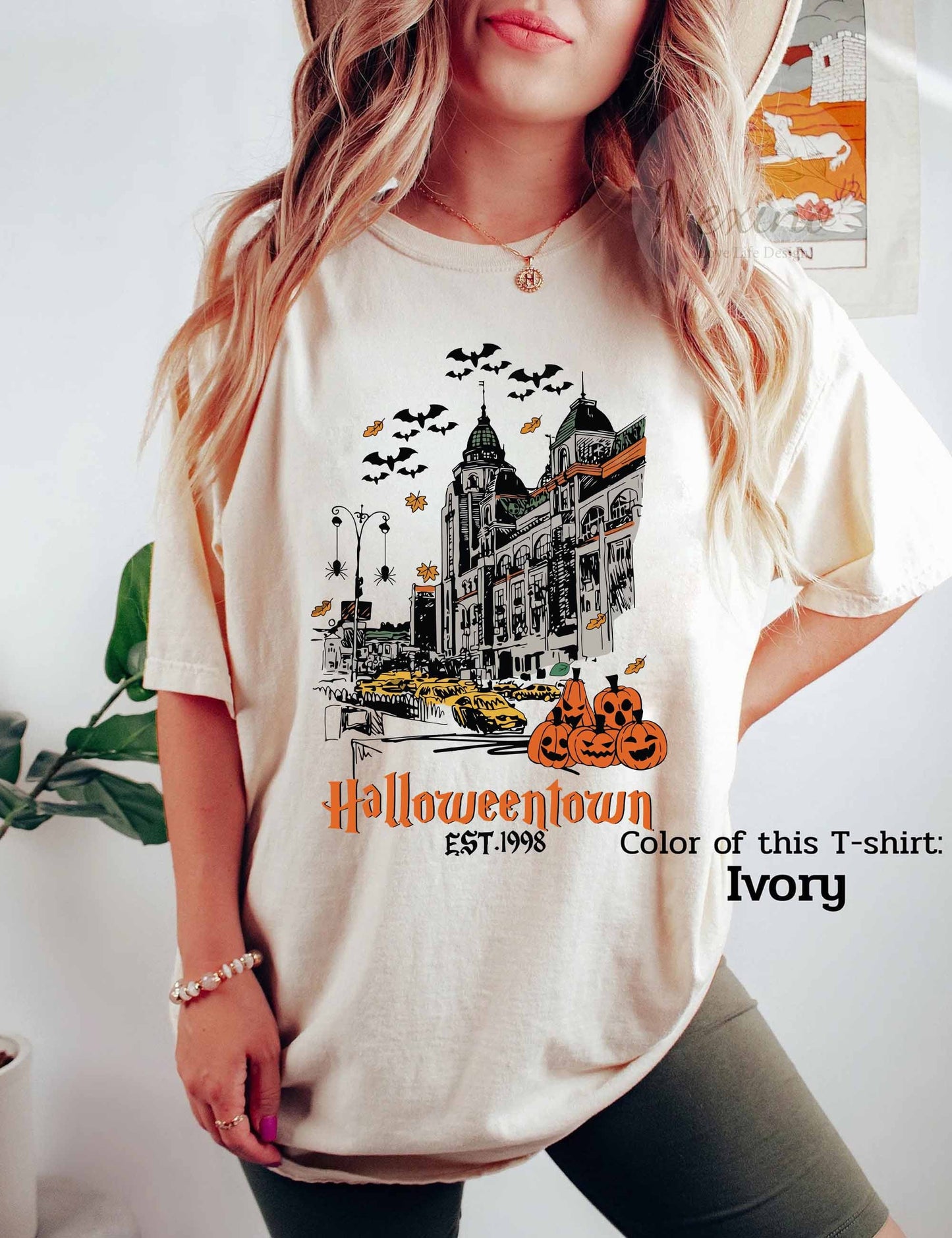 Halloweentown Shirt, Halloween Town Shirt, Vintage Halloween Sweater, Halloweentown University Shirt, Halloween Sweatshirt