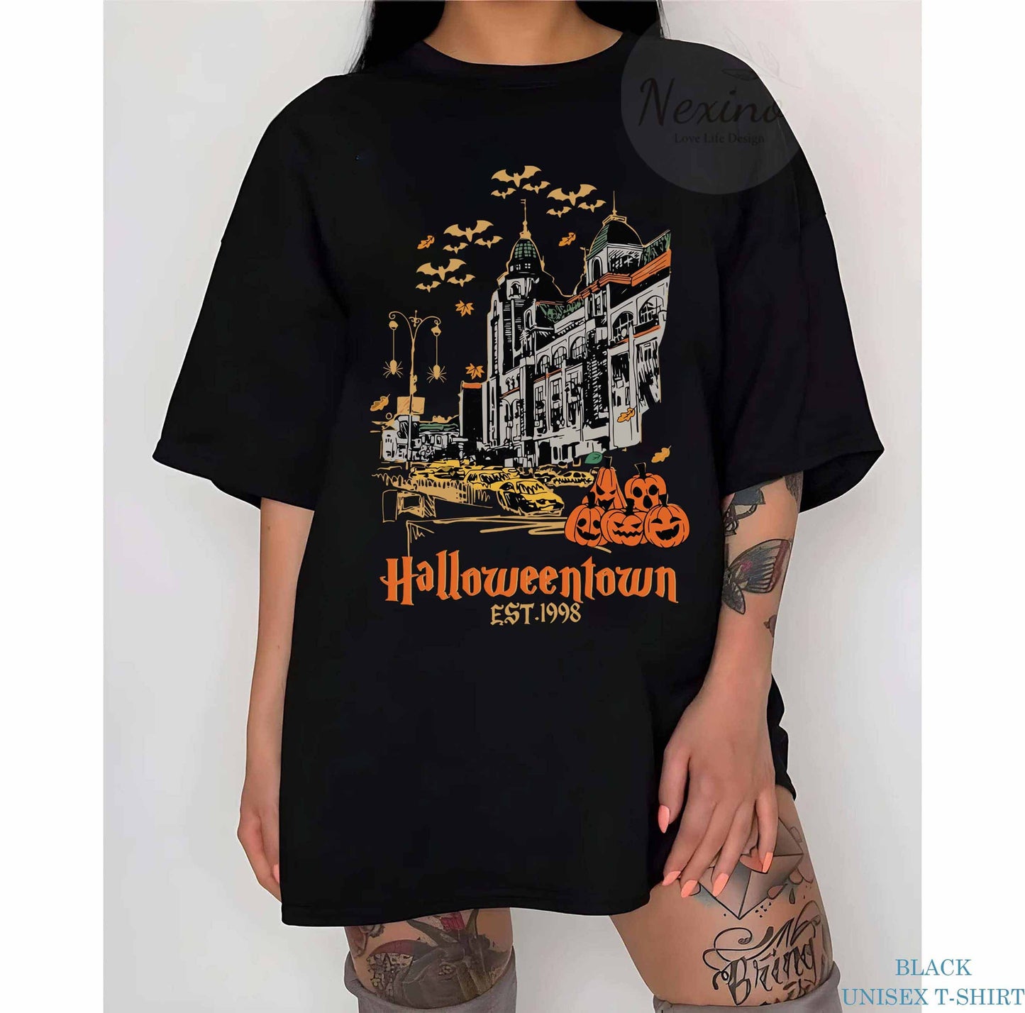 Halloweentown Shirt, Halloween Town Shirt, Vintage Halloween Sweater, Halloweentown University Shirt, Halloween Sweatshirt