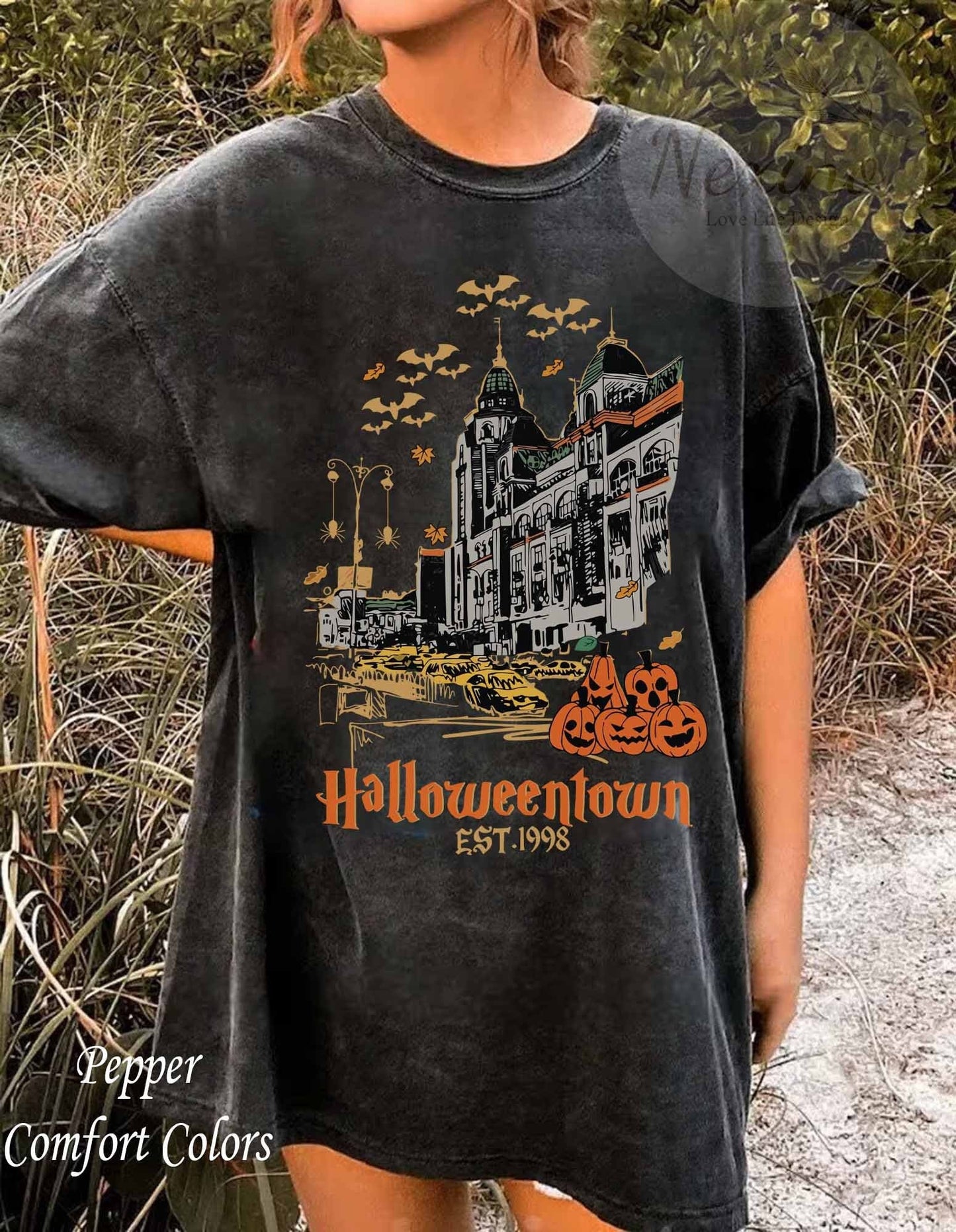Halloweentown Shirt, Halloween Town Shirt, Vintage Halloween Sweater, Halloweentown University Shirt, Halloween Sweatshirt