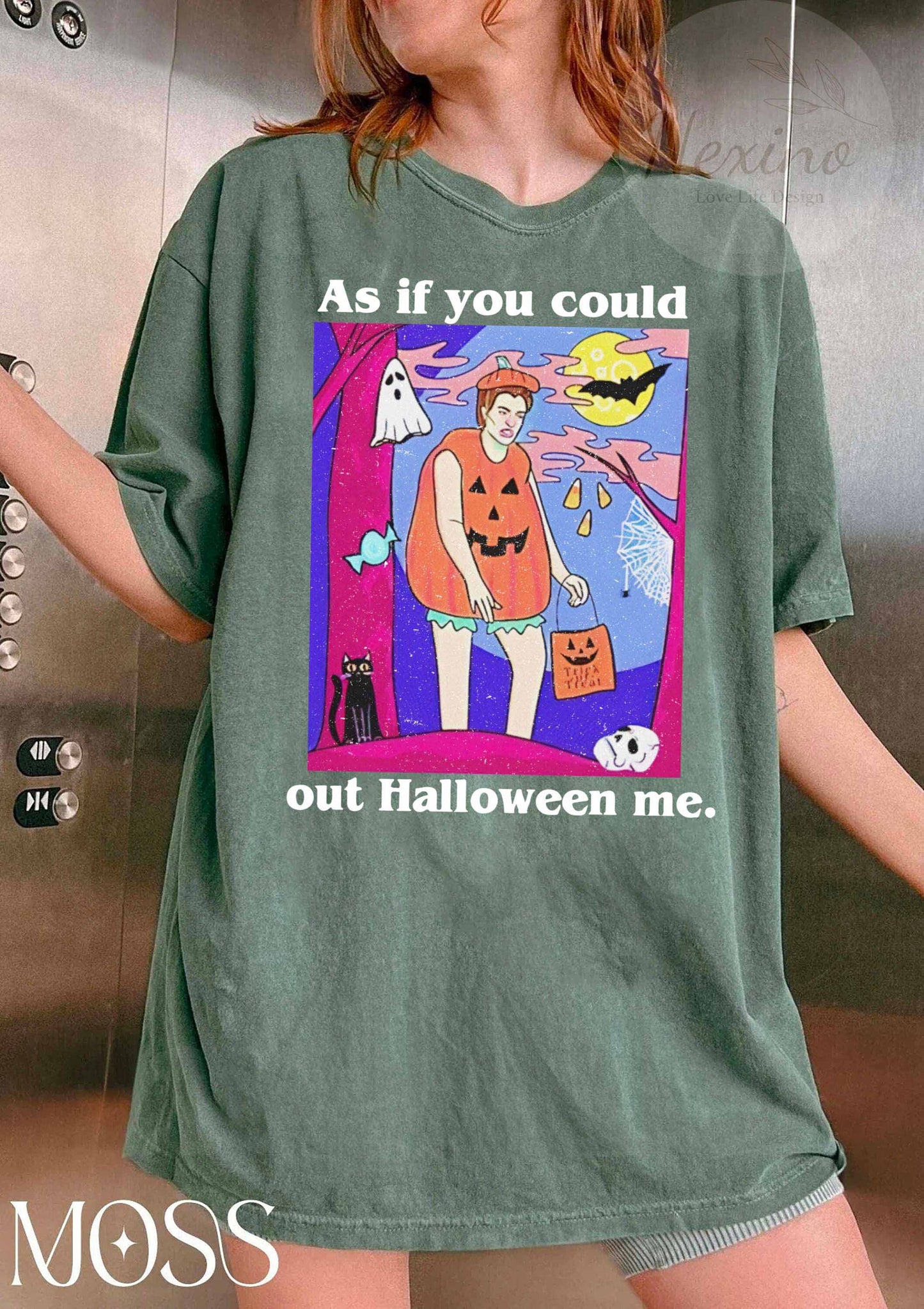 Retro Halloween As If You Could Out Halloween Me TShirt, Out Halloween Me Shirt, Happy Halloween Shirt, Halloween Costume Sweatshirt, Hoodie