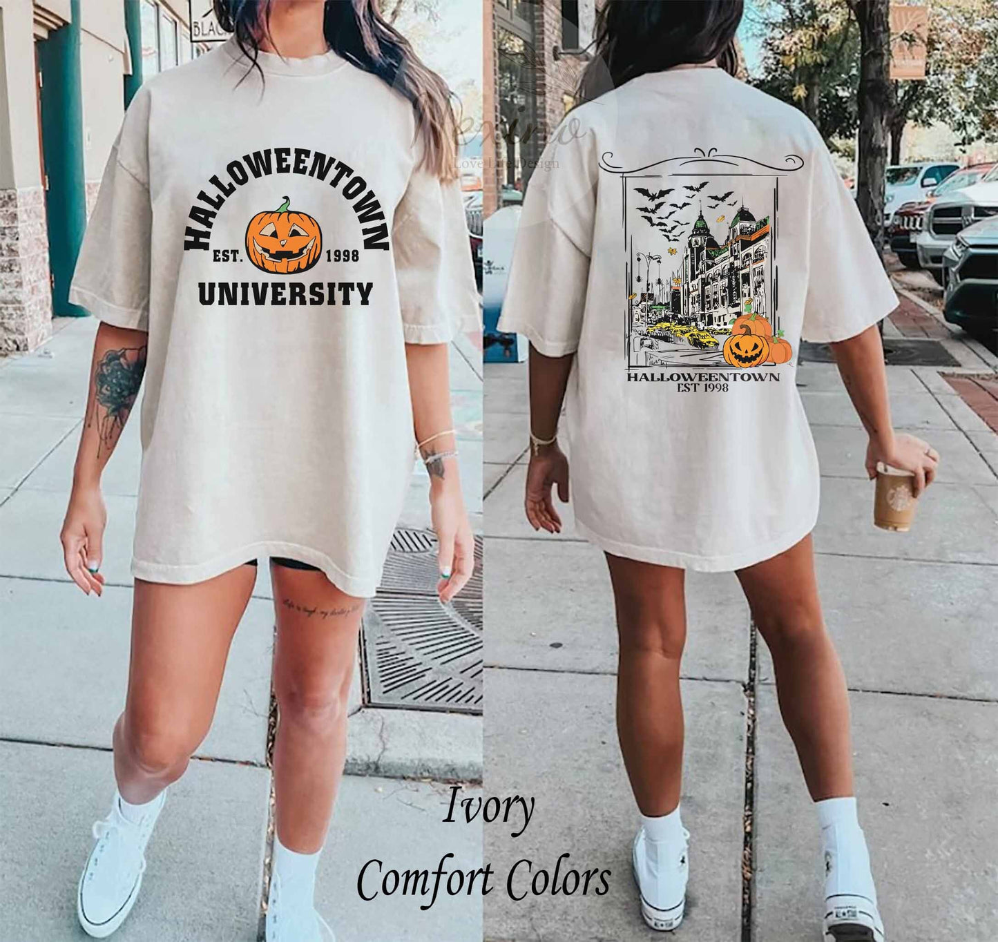 Halloweentown University Sweatshirt, Vintage Halloween Sweater, Halloween Town Shirt, Retro Halloweentown Sweatshirt, Fall Sweatshirt Gift