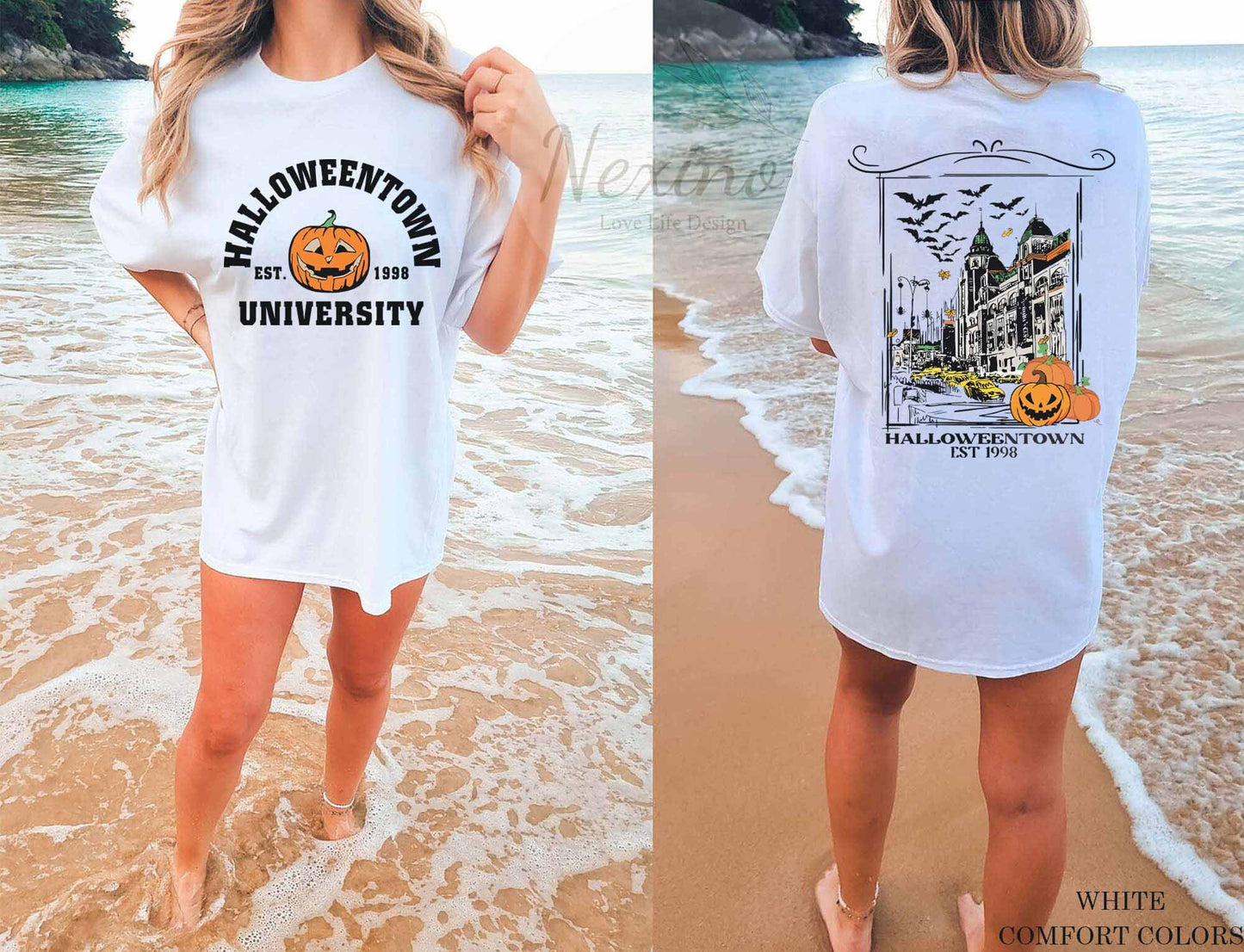 Halloweentown University Sweatshirt, Vintage Halloween Sweater, Halloween Town Shirt, Retro Halloweentown Sweatshirt, Fall Sweatshirt Gift