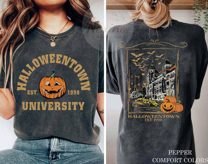 Halloweentown University Sweatshirt, Vintage Halloween Sweater, Halloween Town Shirt, Retro Halloweentown Sweatshirt, Fall Sweatshirt Gift