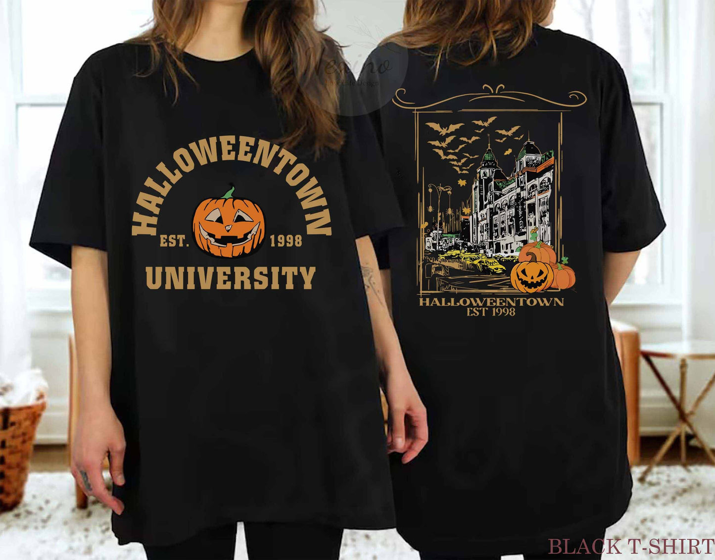 Halloweentown University Sweatshirt, Vintage Halloween Sweater, Halloween Town Shirt, Retro Halloweentown Sweatshirt, Fall Sweatshirt Gift