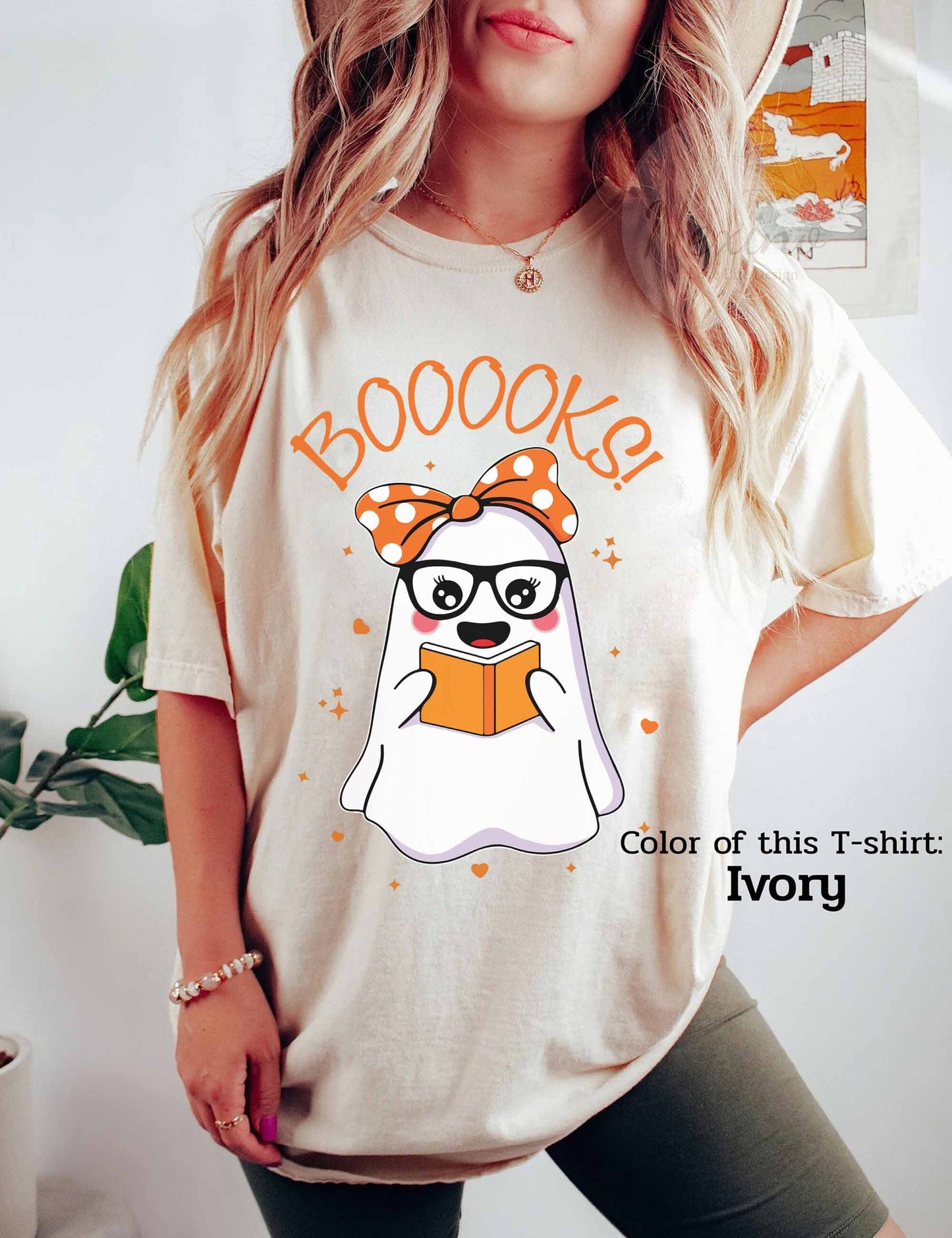 Retro Ghost Book Reading Shirt Halloween Teacher Shirt, Read More Books, Ghosts Reading Shirt, Librarian Shirt, Spooky Teacher Ghost