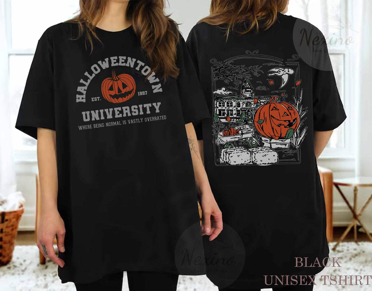 Halloween Town and Chill Shirt Halloween Party Shirt Halloween Sweatshirt Halloween Town Fall Halloween Costume Halloweentown Pumpkin Shirt