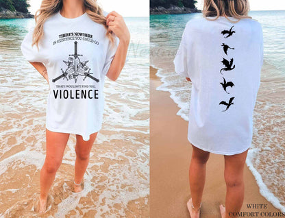 Fourth Wing Violet Sorrengail Shirt, Basgiath War College Merch, gift for book lovers, Fourth Wing, Quadrant Shirt, Bookish Sweatshirt