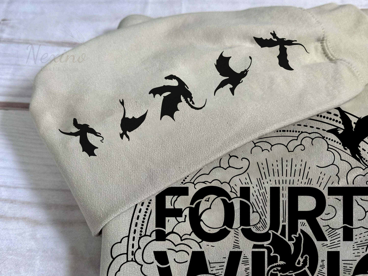 Basgiath War College Sleeve Printed Shirt, Fourth Wing Shirt, Dragon Rider Shirt, Bookish Shirt, Vintage Basgiath War College, Rebecca Yarros, The Empyrian Series