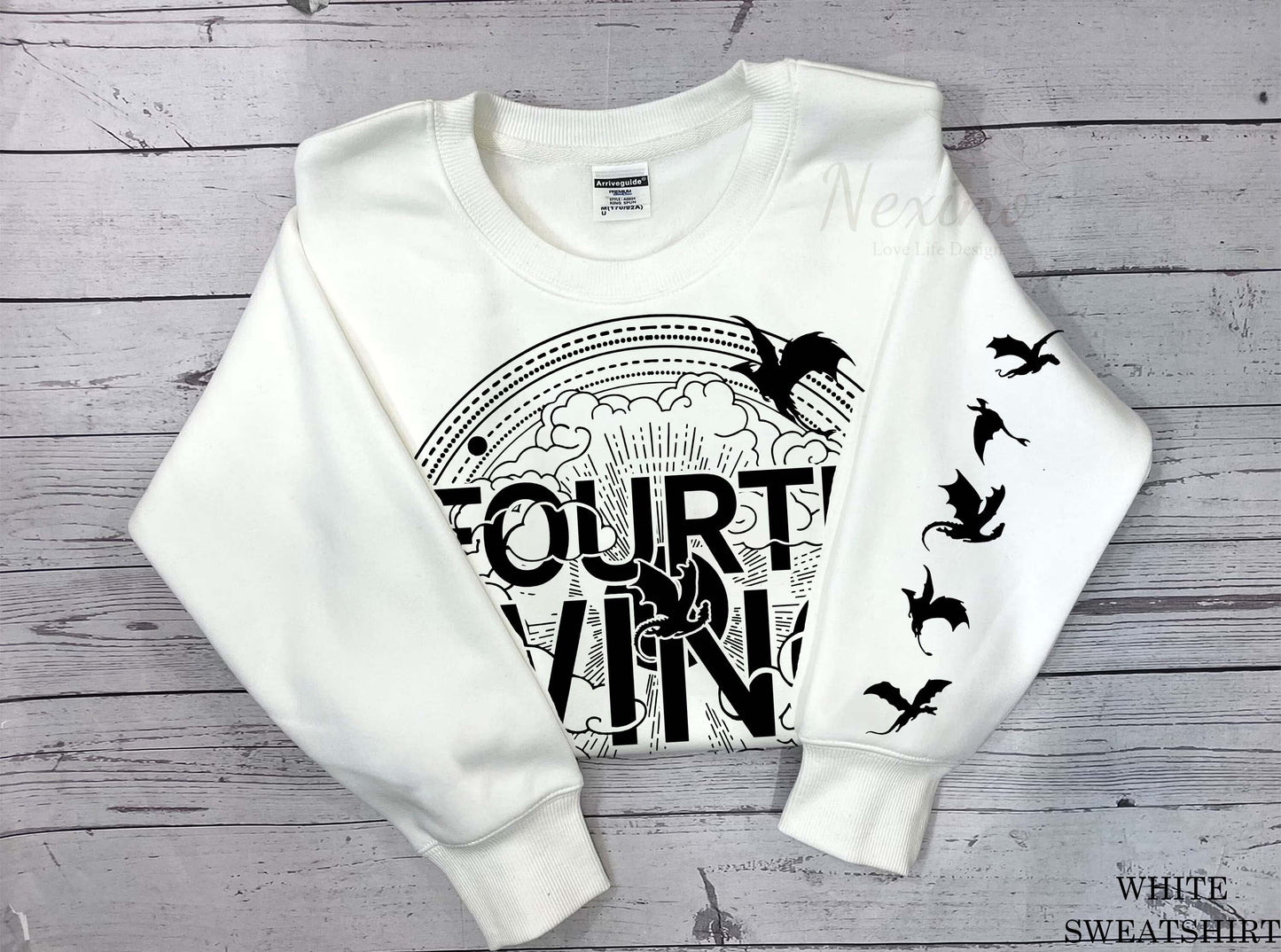 Basgiath War College Sleeve Printed Shirt, Fourth Wing Shirt, Dragon Rider Shirt, Bookish Shirt, Vintage Basgiath War College, Rebecca Yarros, The Empyrian Series