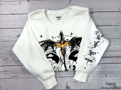 Basgiath War College Sleeve Printed Shirt, Fourth Wing Shirt, Dragon Rider Shirt, Bookish Shirt, Basgiath War College, Rebecca Yarros, The Empyrian Series