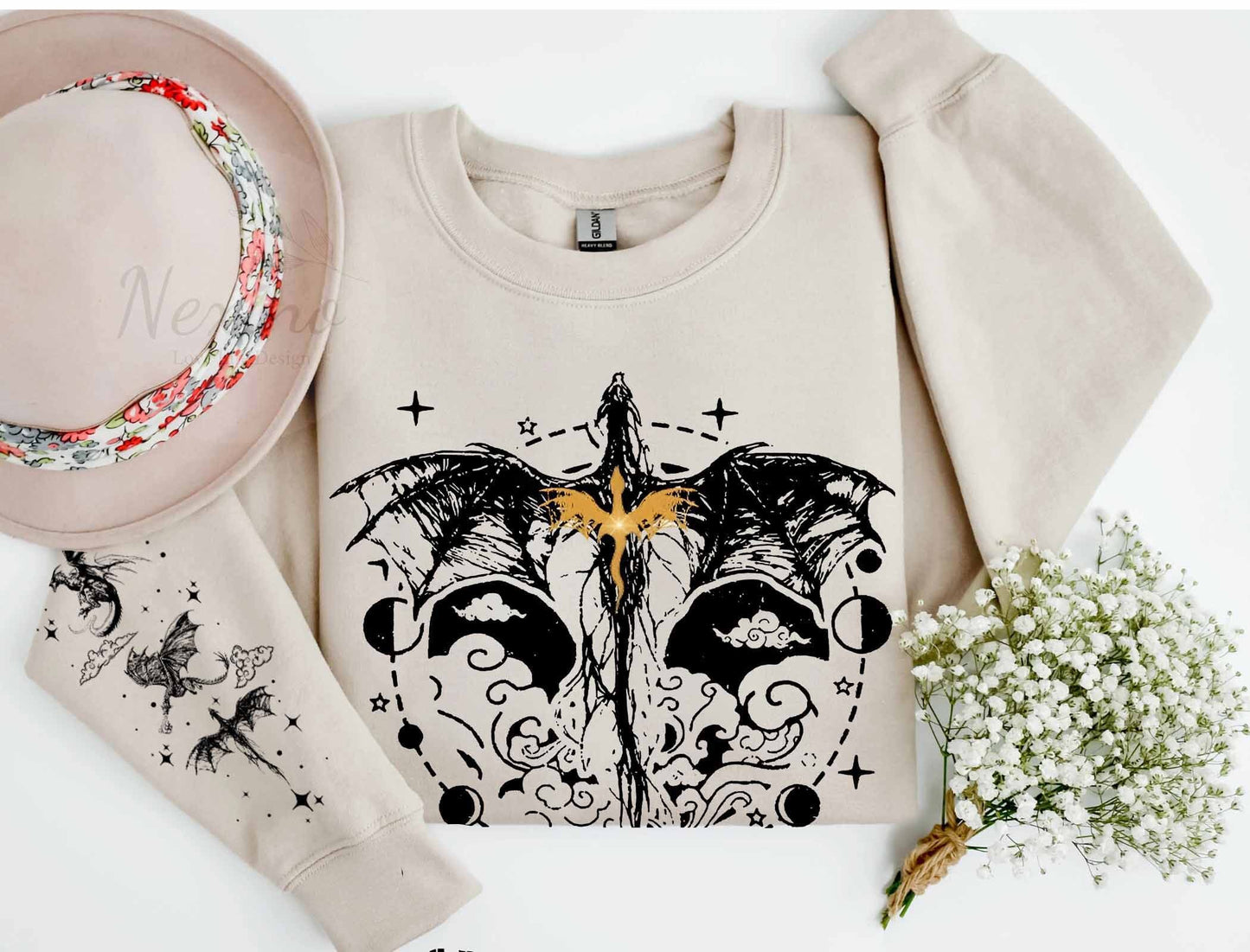 Basgiath War College Sleeve Printed Shirt, Fourth Wing Shirt, Dragon Rider Shirt, Bookish Shirt, Basgiath War College, Rebecca Yarros, The Empyrian Series