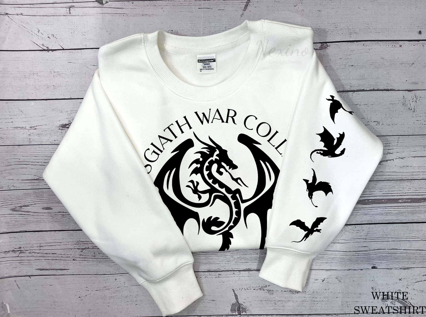 Basgiath War College Sleeve Printed Shirt, Fourth Wing Shirt, Rider Quadrant Shirt, Bookish Shirt, Basgiath War College, Rebecca Yarros, The Empyrian Series