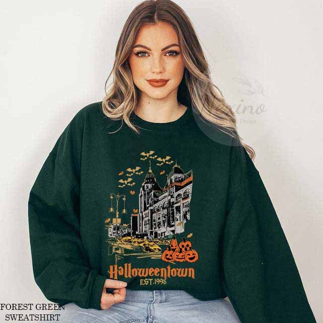 Halloweentown Shirt, Halloween Town Shirt, Vintage Halloween Sweater, Halloweentown University Shirt, Halloween Sweatshirt