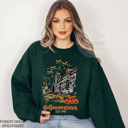Halloweentown Shirt, Halloween Town Shirt, Vintage Halloween Sweater, Halloweentown University Shirt, Halloween Sweatshirt