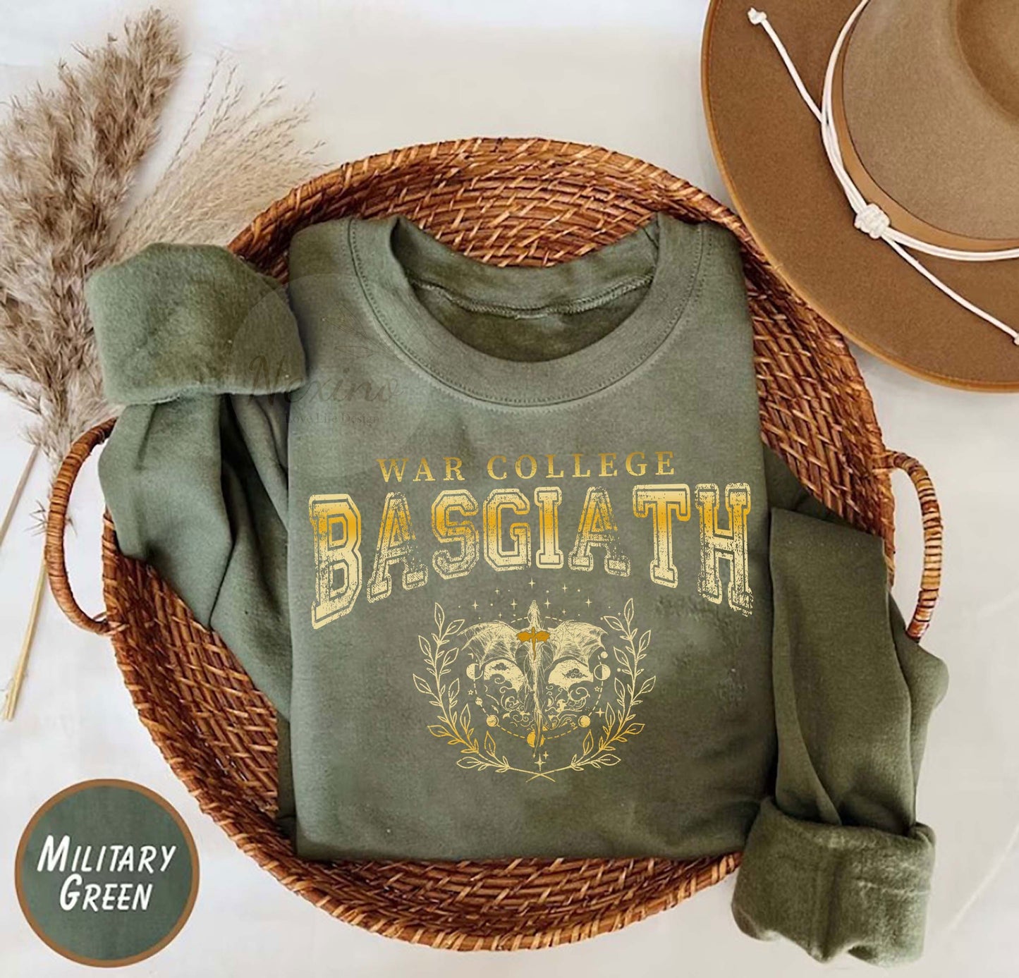 Basgiath War College Sweatshirt, Fourth Wing Sweatshirt, Dragon Rider Shirt, Rebecca Yoros, Fourth Wing, Violet Sorrengail, Bookish Shirt