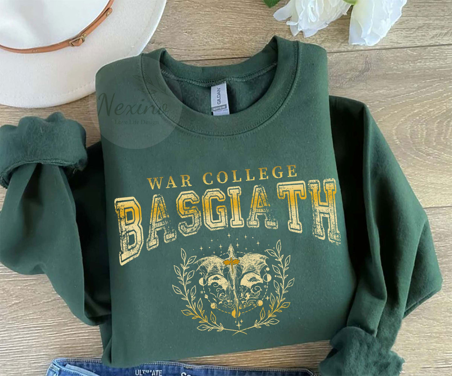 Basgiath War College Sweatshirt, Fourth Wing Sweatshirt, Dragon Rider Shirt, Rebecca Yoros, Fourth Wing, Violet Sorrengail, Bookish Shirt