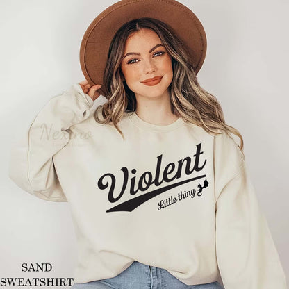 Violent Little Thing Violet Sorrengail Shirt, Basgiath War College Dragon Rider Xaden Riorson The Empyrean Series Bookish Merch Tee