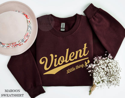 Violent Little Thing Violet Sorrengail Shirt, Basgiath War College Dragon Rider Xaden Riorson The Empyrean Series Bookish Merch Tee