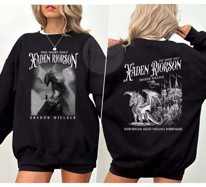 Xaden Riorson House Shirt, Iron Flame Shirt, Fourth Wing Shirt, Violet Sorrengail Silver One Basgiath War College Dragon Rider Bookish Shirt