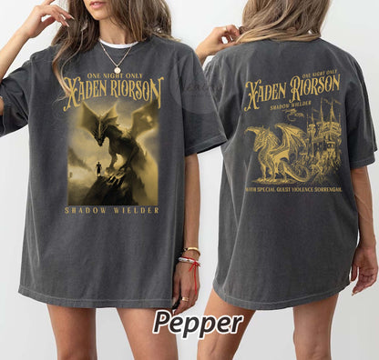 Xaden Riorson House Shirt, Iron Flame Shirt, Fourth Wing Shirt, Violet Sorrengail Silver One Basgiath War College Dragon Rider Bookish Shirt
