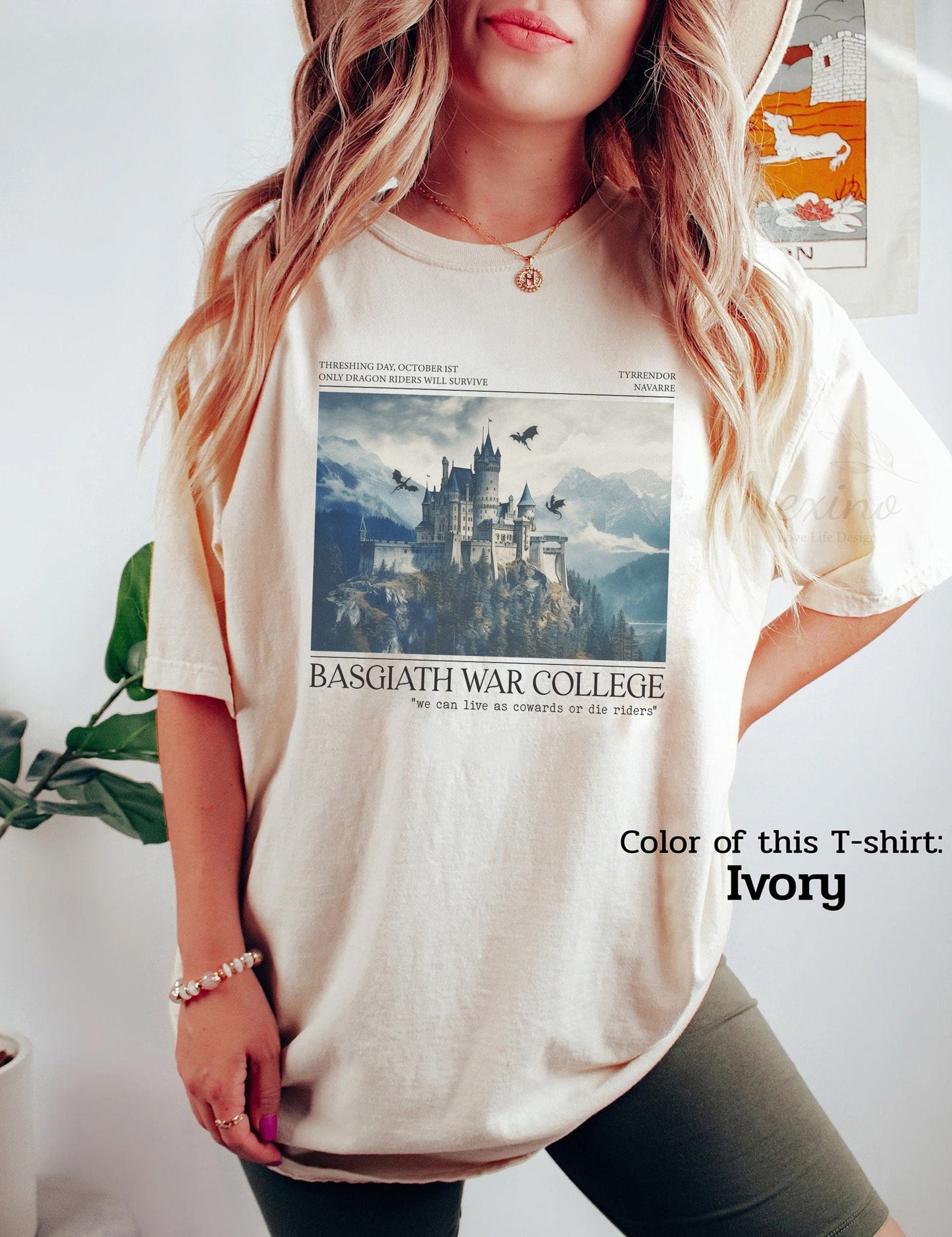 Basgiath War College Comfort Colors Sweatshirt, Fourth Wing Shirt, Dragon Rider, Rebecca Yoros, Fourth Wing, Violet Sorrengail, Bookish Shirt