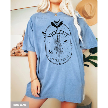 Fourth Wing Violet Sorrengail Band Shirt, Silver One Basgiath War College, Dragon Rider, Xaden Riorson ,The Empyrean Series, Bookish Merch Tee