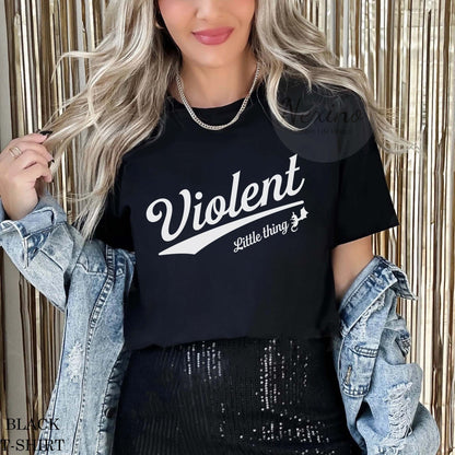 Violent Little Thing Violet Sorrengail Shirt, Basgiath War College Dragon Rider Xaden Riorson The Empyrean Series Bookish Merch Tee