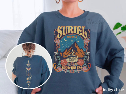 Suriel Tea Co Comfort Colors shirt,Acotar Sweater,Bookish Sweat,Sarah J Maas Shirt,A Court Of Thorns And Roses,Suriel Tea Tshirt,Acotar Tee