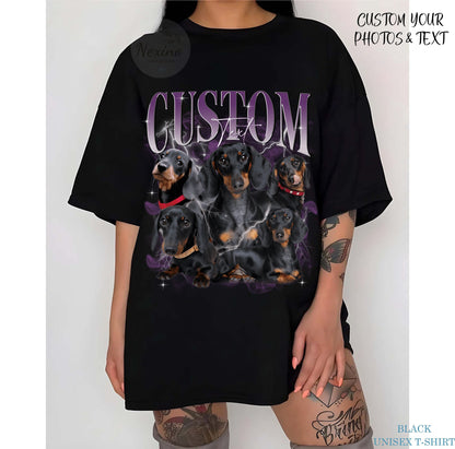 CUSTOM Bootleg Rap PET Shirt, Custom Pet, Custom Photo - Vintage Graphic 90s Tshirt, CUSTOM Your Own Bootleg Idea Here, Insert Your Design