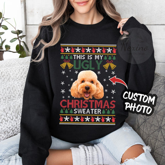 Custom Face Christmas Sweater, Custom Photo Ugly Christmas Sweaters, Christmas Ugly Sweater, Custom Face Christmas Sweatshirt, Family Shirt
