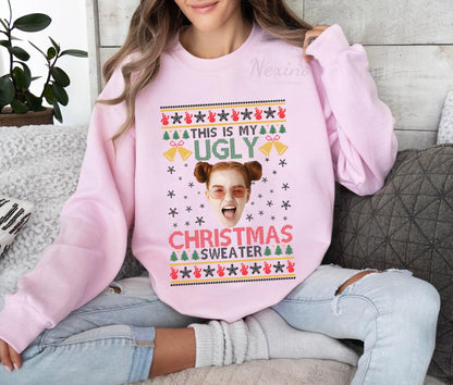 Custom Face Christmas Sweater, Custom Photo Ugly Christmas Sweaters, Christmas Ugly Sweater, Custom Face Christmas Sweatshirt, Family Shirt