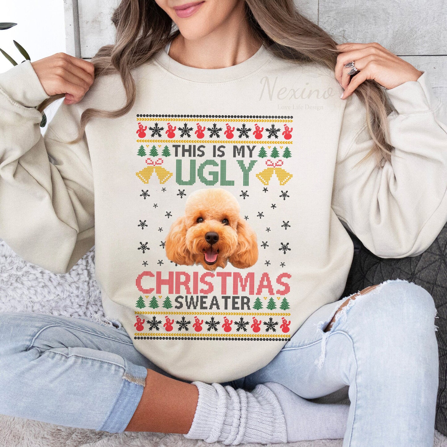 Custom Face Christmas Sweater, Custom Photo Ugly Christmas Sweaters, Christmas Ugly Sweater, Custom Face Christmas Sweatshirt, Family Shirt