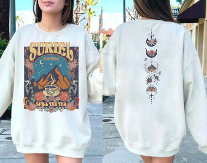 Suriel Tea Co Comfort Colors shirt,Acotar Sweater,Bookish Sweat,Sarah J Maas Shirt,A Court Of Thorns And Roses,Suriel Tea Tshirt,Acotar Tee