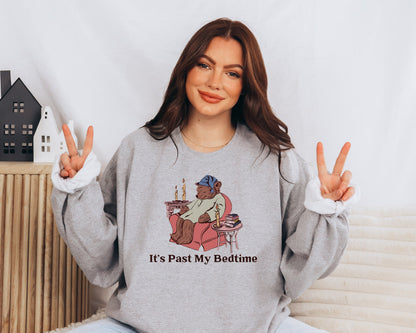 It's Past My Bedtime Shirt, Funny Sleppy Bear Sweater, Funny Bear Meme Shirt, Trendy Unisex Shirt, Gift For Her, Xmas, Funny Saying Shirt