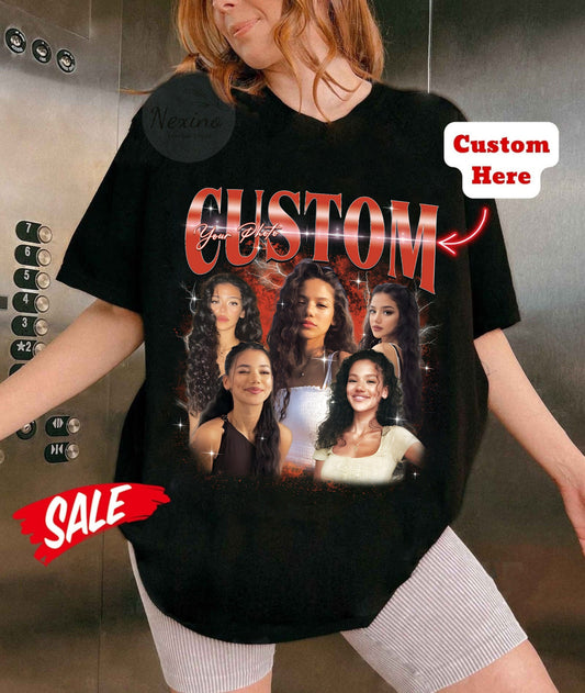 Custom Bootleg Rap Tee, Custom Photo - Vintage Graphic 90s Tshirt, Custom Photo Shirt, CUSTOM Your Own Bootleg Idea Here, Insert Your Design