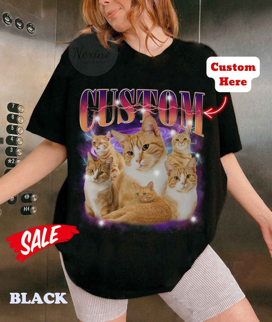 Custom Comfort Colors Pet Shirt, Custom Your Pet Bootleg Tee, Custom Bootleg, Retro 90's Custom Shirt, Custom Your Pet, Custom Pet Shirt