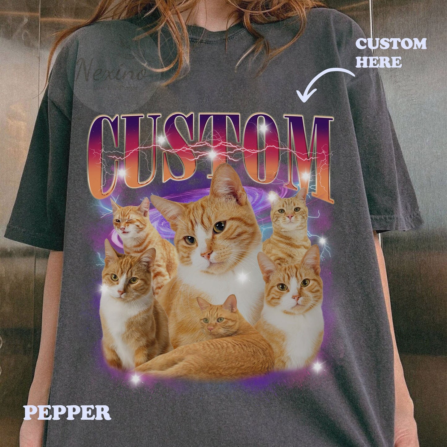 Custom Comfort Colors Pet Shirt, Custom Your Pet Bootleg Tee, Custom Bootleg, Retro 90's Custom Shirt, Custom Your Pet, Custom Pet Shirt